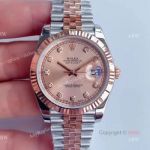 41mm Rolex Jubilee Rose Gold Datejust Noob Replica Watches For Men